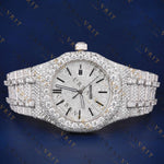 36MM Classic Iced Out Moissanite Watch  VVS1 D Color