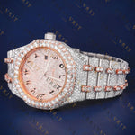 Arabic Dial VVS1 D Color  Moissanite Watch