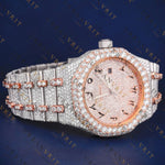Arabic Dial VVS1 D Color  Moissanite Watch