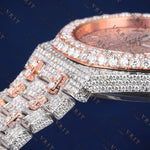 Arabic Dial VVS1 D Color  Moissanite Watch