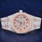 Arabic Dial VVS1 D Color Moissanite Watch