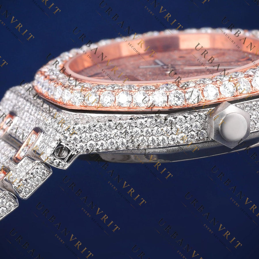 Arabic Dial VVS1 D Color Moissanite Watch