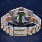 Gold Date just VVS1 D Color  Moissanite Watch