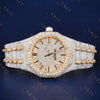 Gold Bezel  VVS1 D Color Moissanite Watch