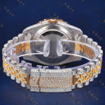 Arabic Gold VVS1 D Color  Moissanite Watch
