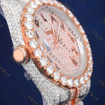 Arabic Rose Gold VVS1 D Color  Moissanite Watch