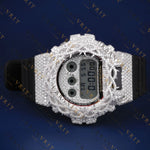 Iced Out Moissanite G Shock Watch VVS1 D Color Luxury Digital Watch