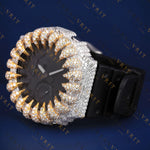 Spiked VVS1 D Color Moissanite Watch