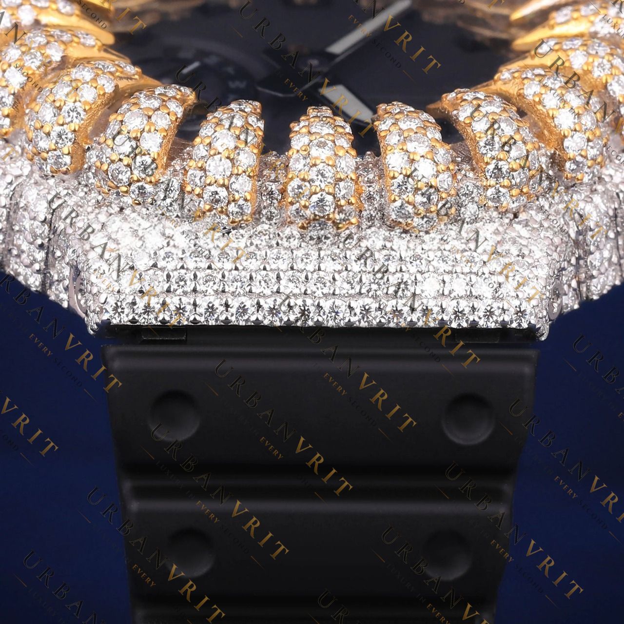 Spiked VVS1 D Color Moissanite Watch