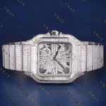 Skeleton VVS1 D Color Moissanite Watch