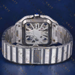 Skeleton VVS1 D Color Moissanite Watch