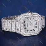 Arabic Square VVS1 D Color Moissanite Watch