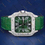 Green Dial VVS1 D Color Moissanite Watch