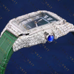 Green Dial VVS1 D Color Moissanite Watch
