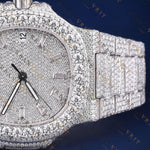 Classic Iced VVS1 D Color Moissanite Watch