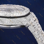 Iced Chronograph VVS1 D Color Moissanite Watch