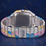 Rainbow Santos VVS1 D Color Moissanite Watch