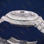 Arabic Dial VVS1 D Color Moissanite Watch