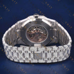 Skeleton Dial VVS1 D Moissanite Watch