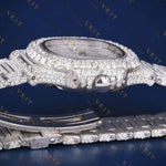 Fully Iced VVS1 D Color Moissanite Watch