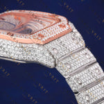 Rainbow Roman Numeral VVS1 D Color Moissanite Watch