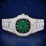 Green Dial VVS1 D Color Moissanite Watch