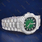 Green Dial VVS1 D Color Moissanite Watch