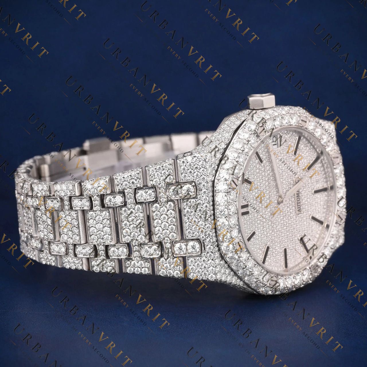 Luxury Royal Oak VVS1 D Color Moissanite Watch