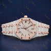 Luxury Rose Gold Oak VVS1 D Color Moissanite Watch