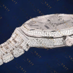 Luxury Fully Iced Out VVS1 D Color Moissanite Watch