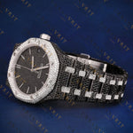 Black Royal Oak VVS1 D Color Moissanite Watch
