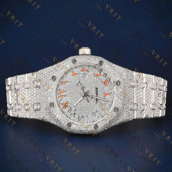 Arabic Numeral Royal VVS1 D Color Moissanite Watch