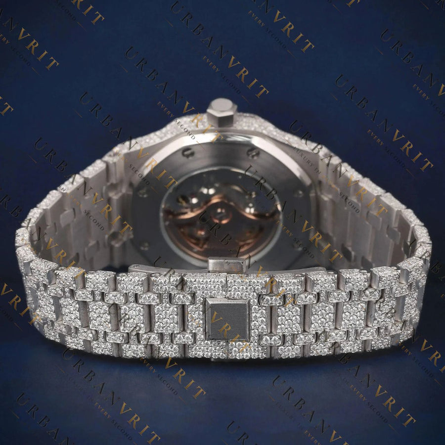 Arabic Numeral Royal VVS1 D Color Moissanite Watch