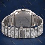 Square Diamond VVS1 D Color Moissanite Watch