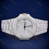 Silver VVS1 D Color Moissanite Watch