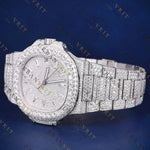 Silver VVS1 D Color Moissanite Watch