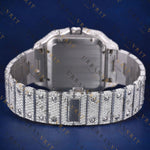 Two Tone Rainbow VVS1 D Color Moissanite Watch