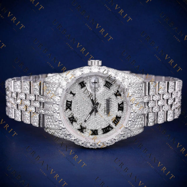 Luxury Date just VVS1 D Color Moissanite Watch