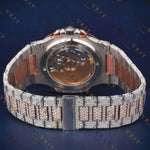 Luxury Blue Dial VVS1 D Color Moissanite Watch