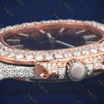 Luxury Blue Dial VVS1 D Color Moissanite Watch