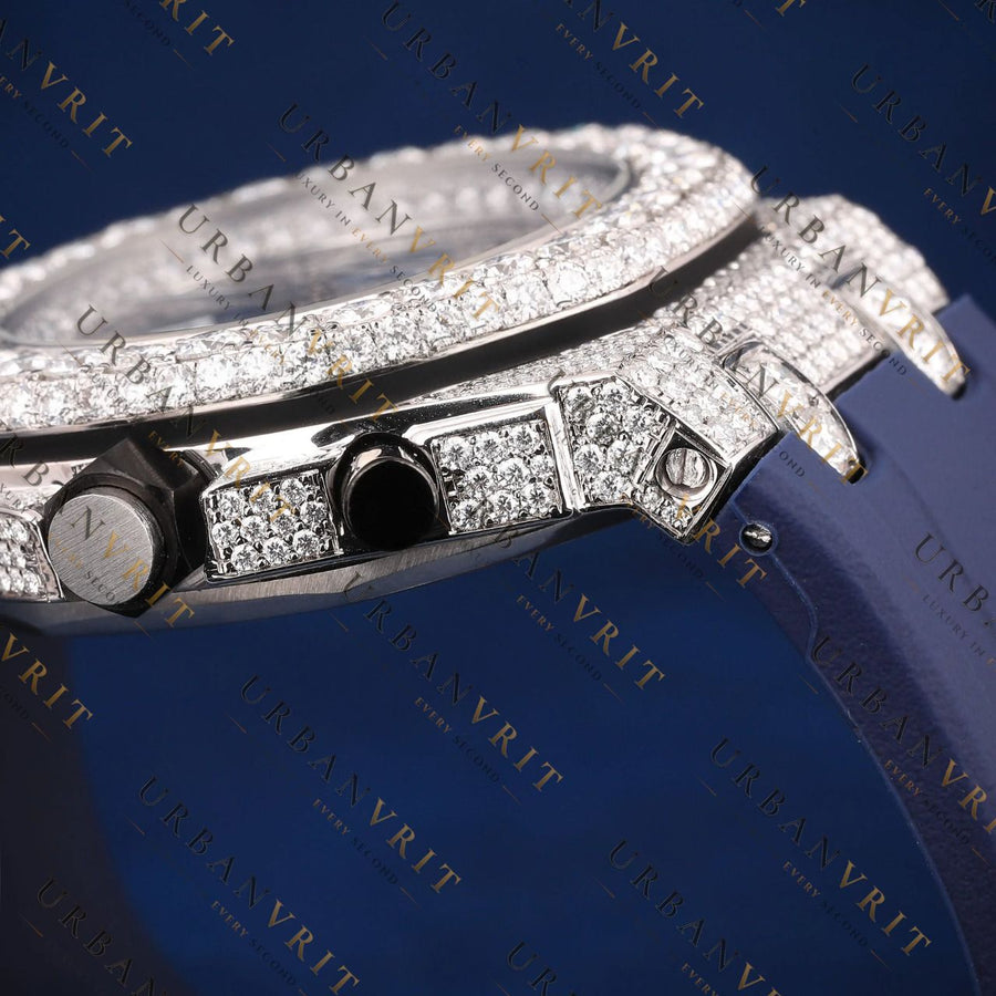 Luxury Chronograph VVS1 D Color Moissanite Watch