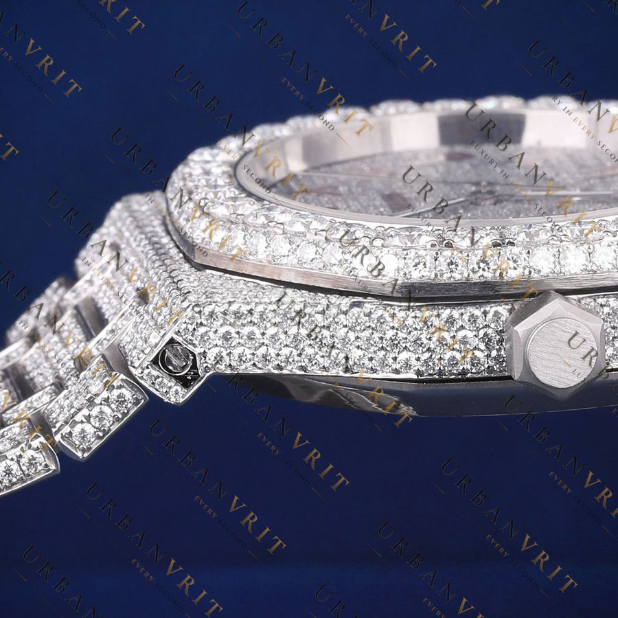 Arabic Dial VVS1 D Color Moissanite Watch