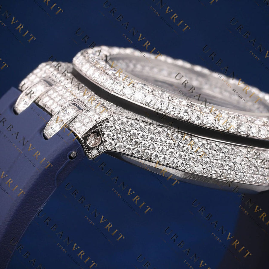Luxury Chronograph VVS1 D Color Moissanite Watch