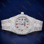 Arabic Dial VVS1 D Color Moissanite Watch