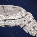 Luxury Nautilus VVS1 D Color Moissanite Watch
