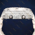 White G Shock VVS1 D Color Moissanite Watch