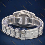 Arabic Dial Round VVS1 D Color Moissanite Watch