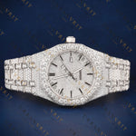 Classic Round VVS1 D Color  Moissanite Watch