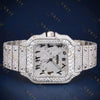 Square Arabic VVS1 D Color Moissanite Watch