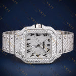 Square Arabic VVS1 D Color Moissanite Watch